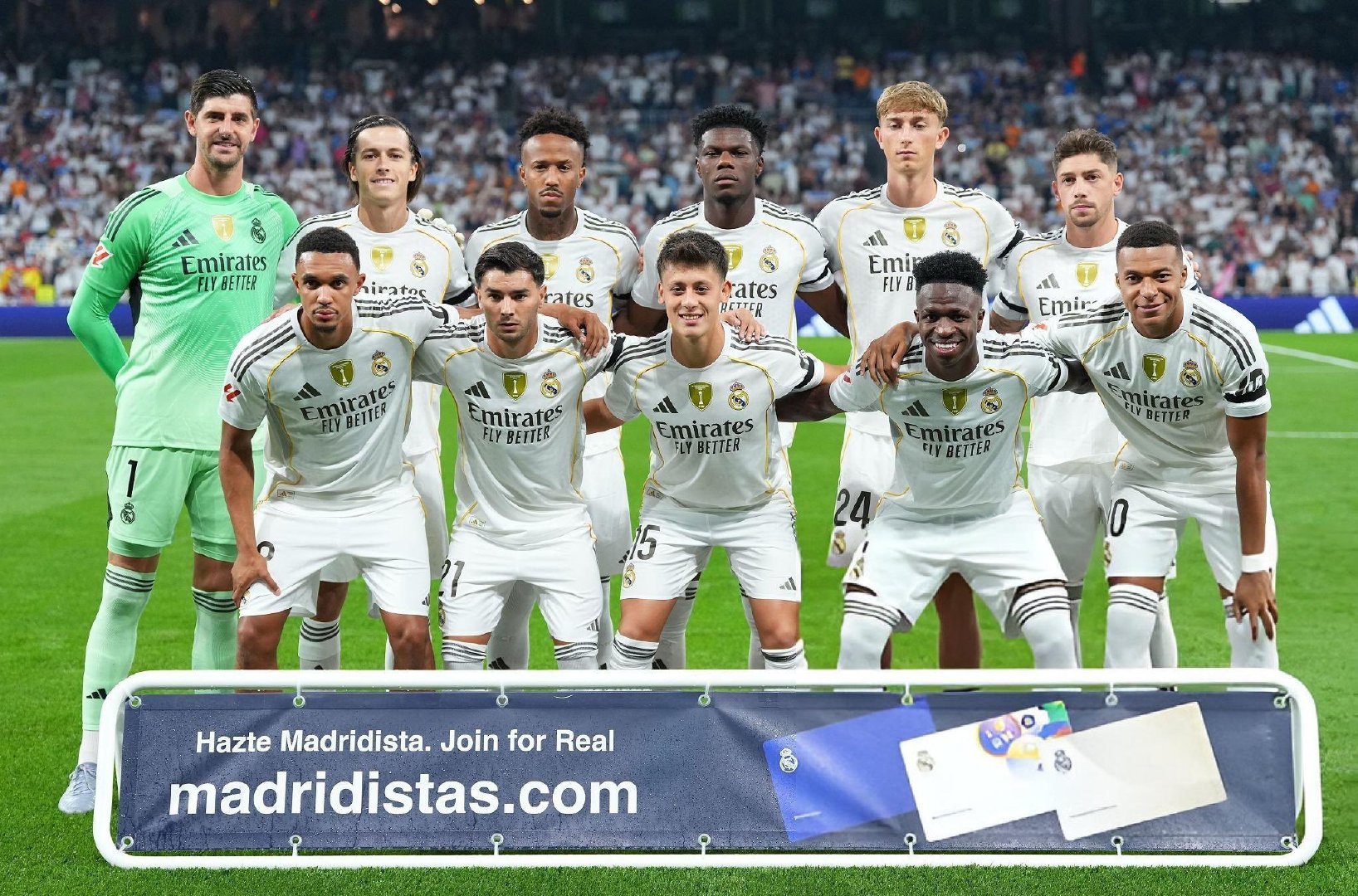 皇马首发合影。西甲联赛皇马vs奥萨苏纳halamadrid ​​​