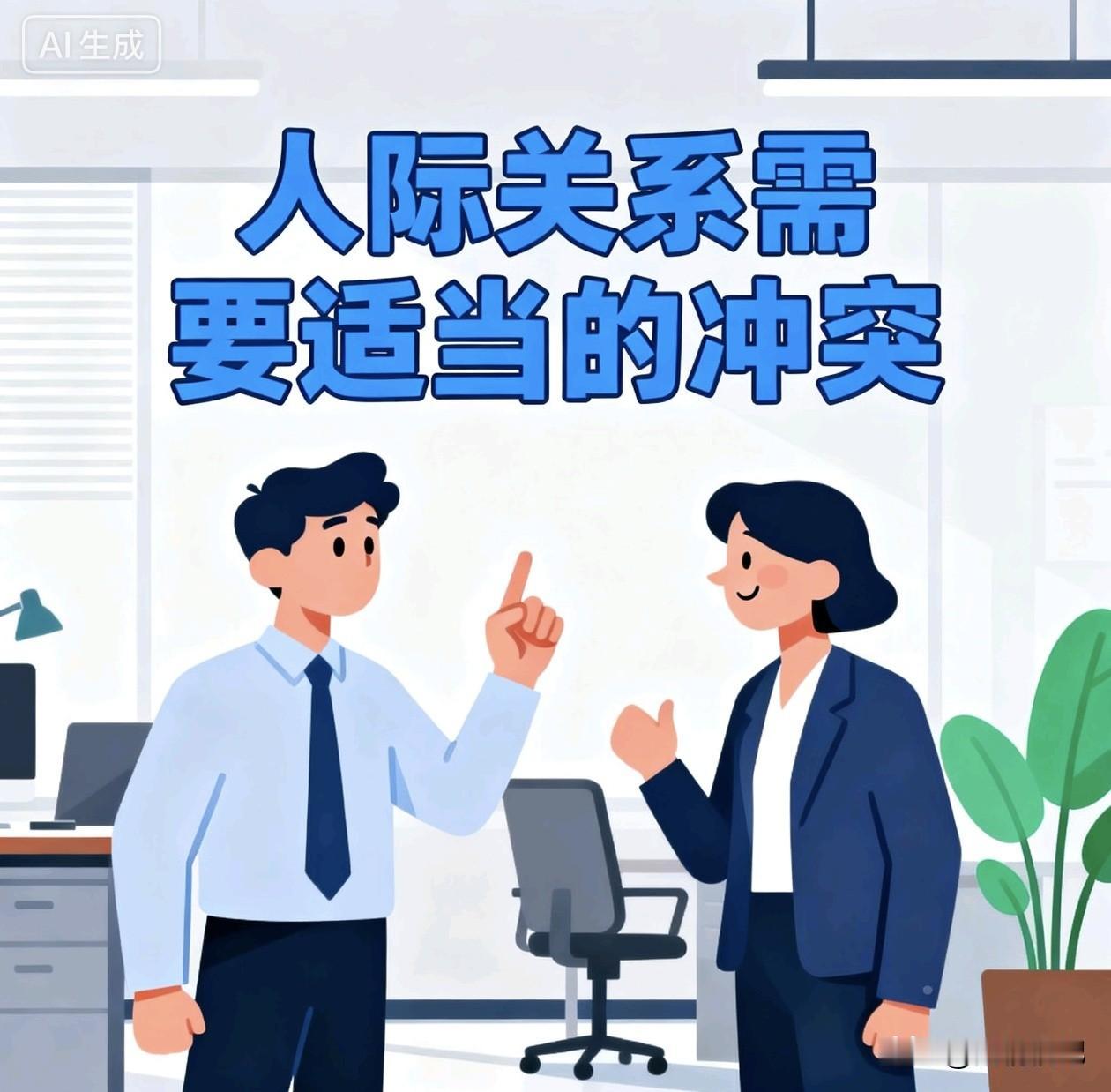 人际关系需要适当的冲突，真别做职场上的老好人

怎么拒绝还不伤人？  
记住一个