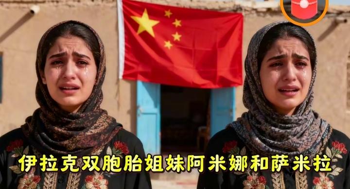 伊拉克双胞胎姐妹嫁到中国是人生最正确的选择，一是有眼光，二是命运好，只有在中国生