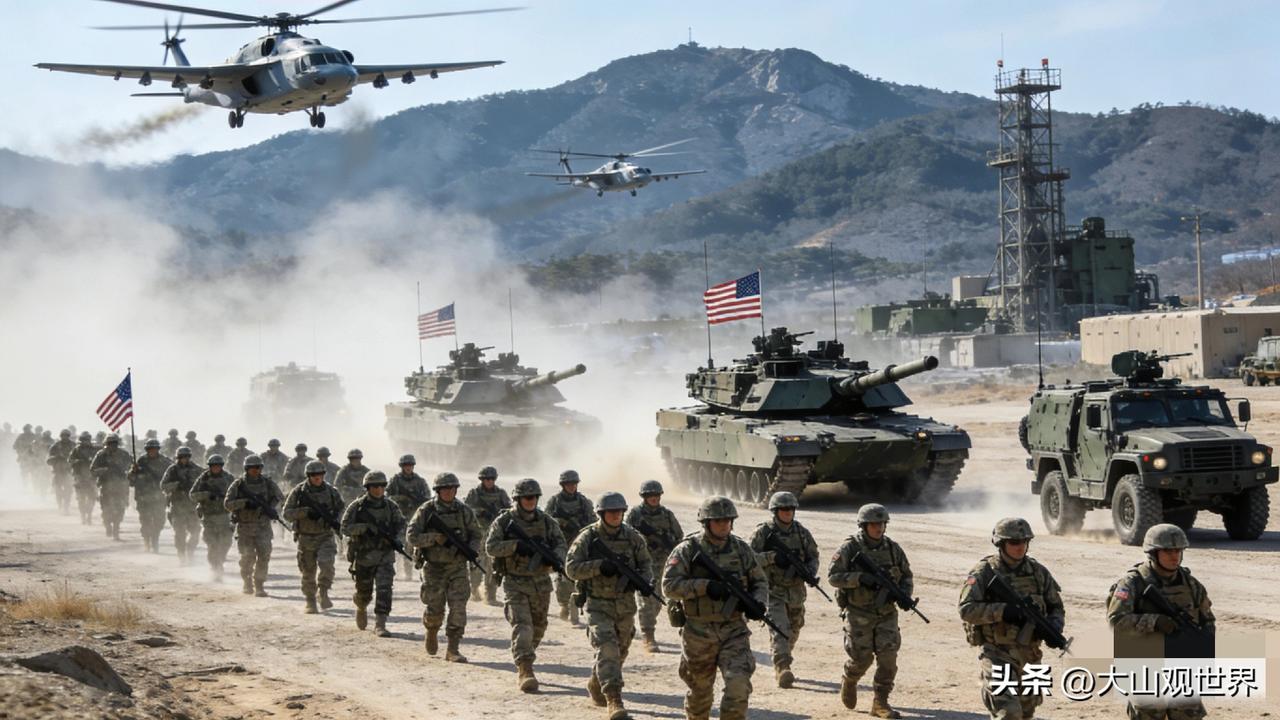 这场军演持续11天，陆海空天网全域覆盖，1.8万韩军参演，连核威慑协同等敏感科目