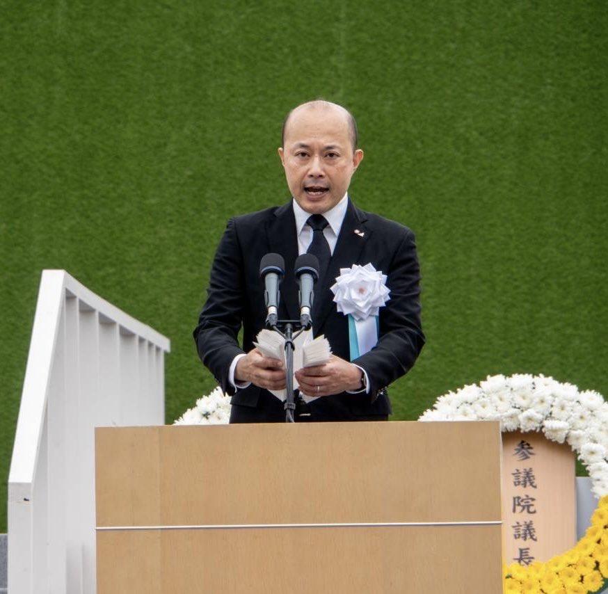 8月9日，是长崎的第81个原子弹纪念日。长崎市长铃木史郎在祈念式上，向所有来宾致