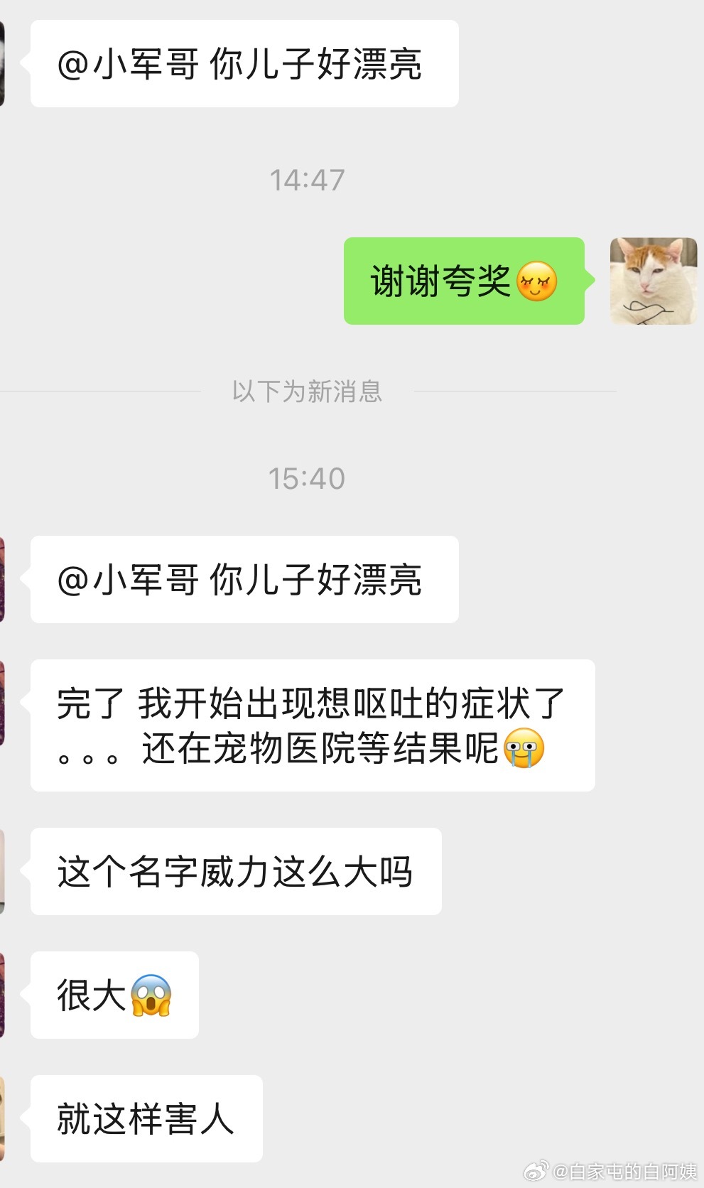 看吧，人生就是这样，只要你把群昵称改对，天天都能收到夸奖[害羞] ​​​