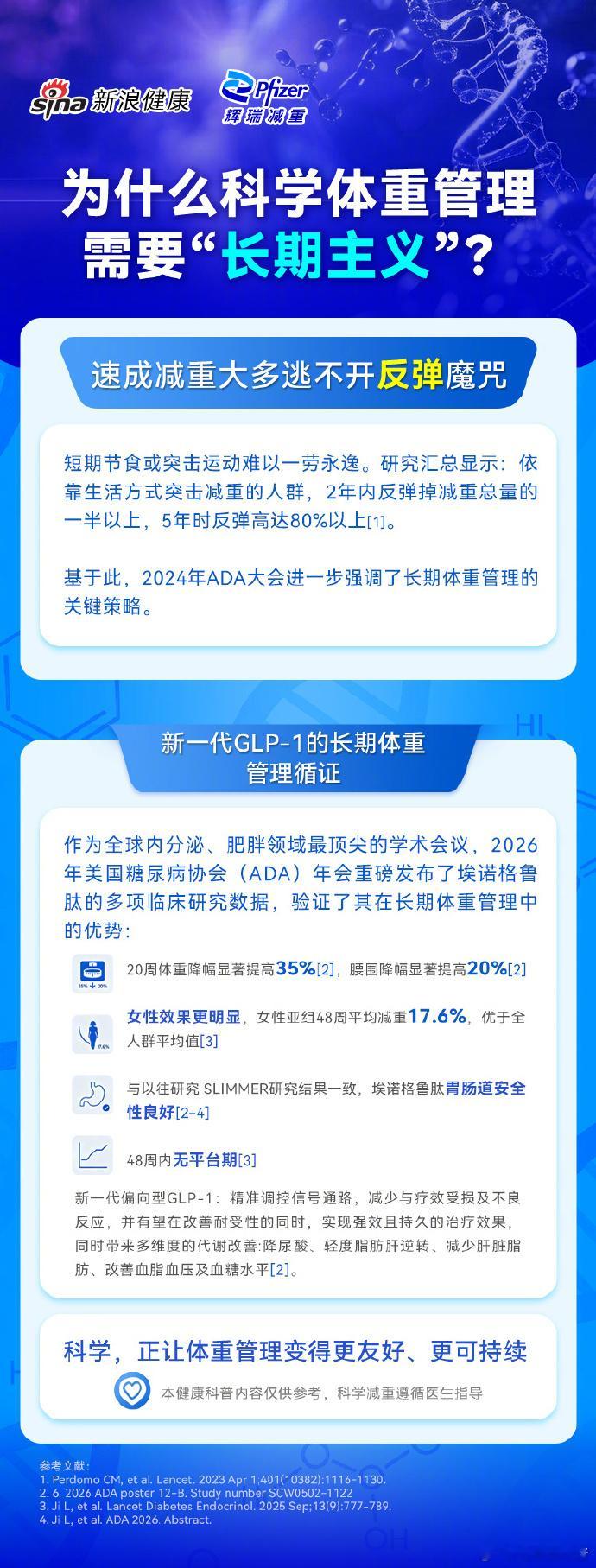辉瑞减重埃诺亮相美国ADA 2026年美国ADA大会公布辉瑞埃诺格鲁肽临床数据，