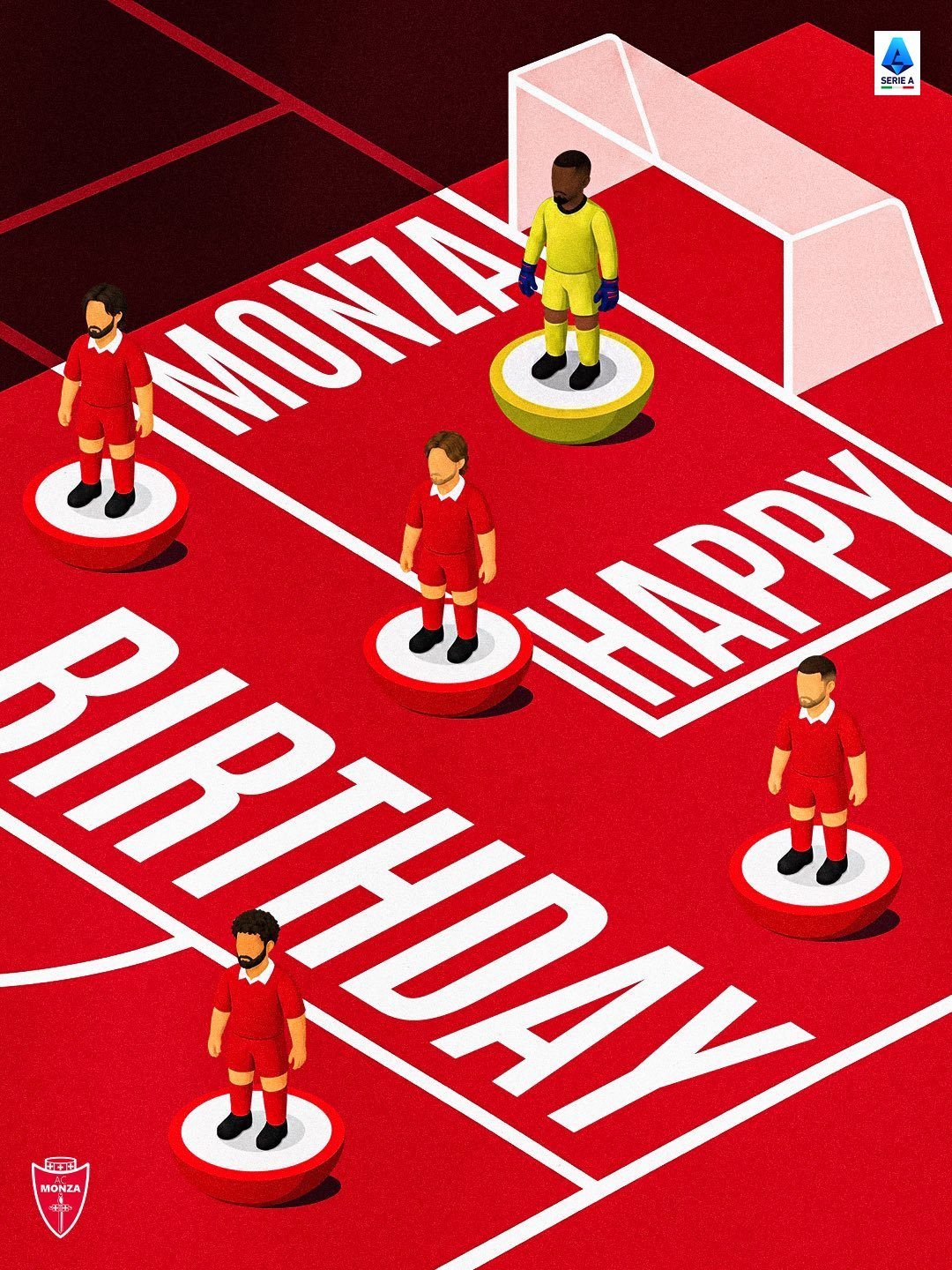 ⚪🔴 祝蒙扎俱乐部生日快乐🎂意甲[超话]我们是Calcio ​​​ ​​​​
