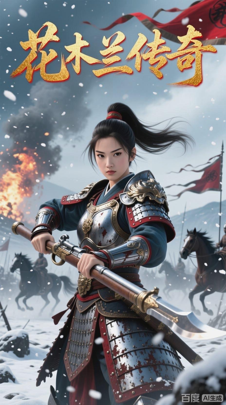 《木兰辞》通篇未提木兰姓氏，“花”姓是明代徐渭在戏曲创作中为凸显女性柔美特意添加