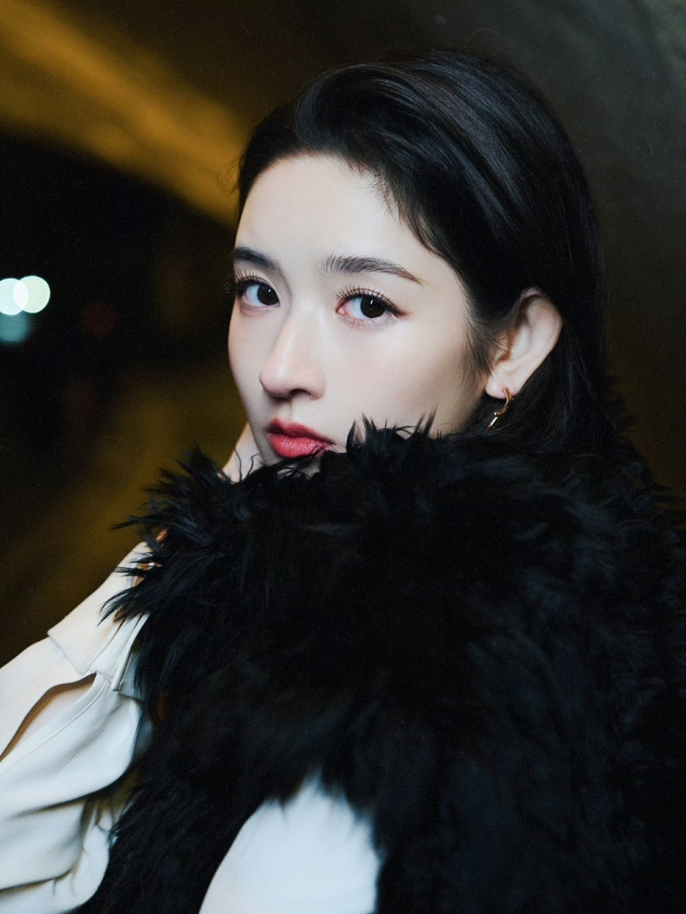 娱乐王玉雯今日份看秀皮肤王玉雯看秀皮肤 王玉雯dior秀场look 