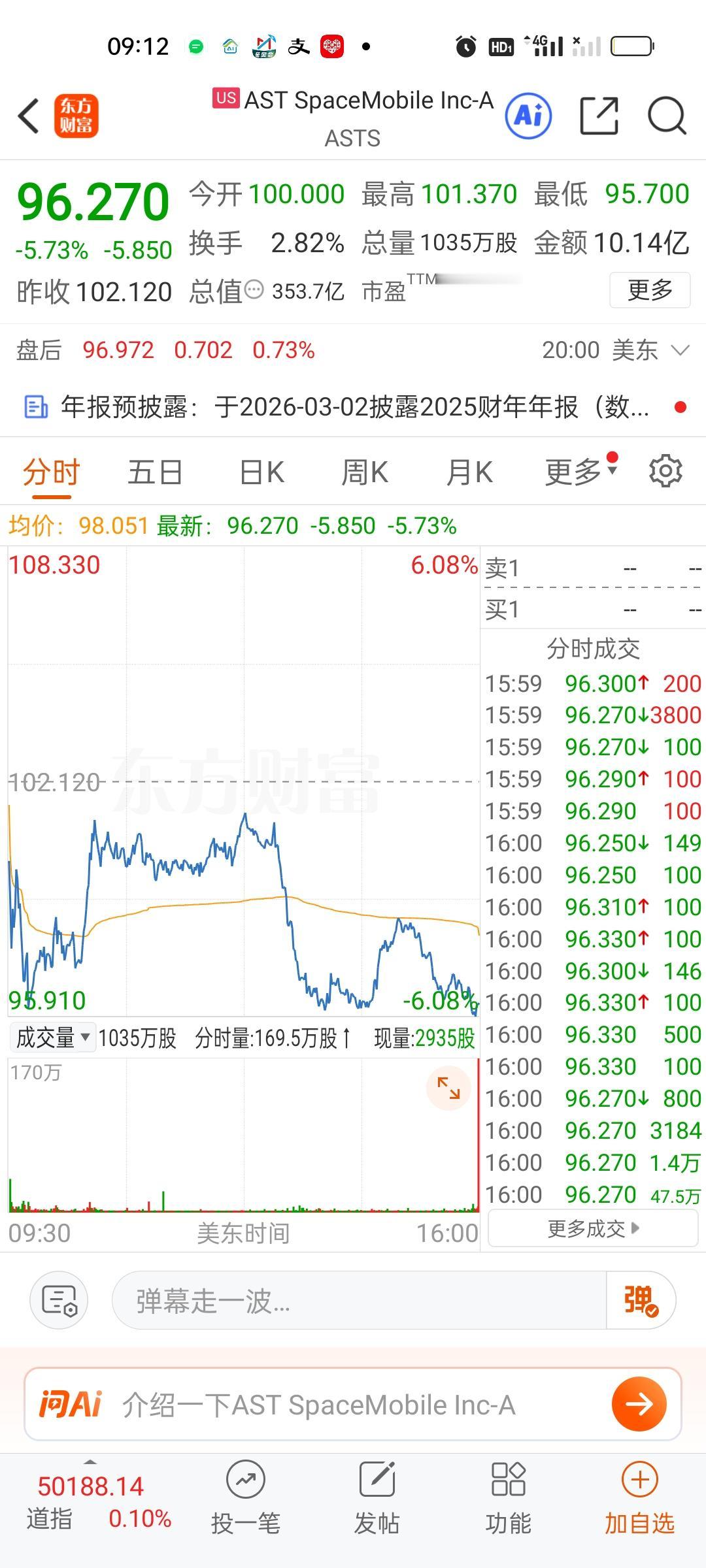 从昨晚收盘美股的表现来看，商业航天和存储芯片以及半导体的跌幅很大。商航的两只核心