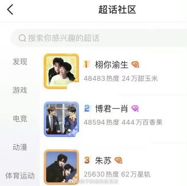 栩你渝生超过博君一肖了 ​​​