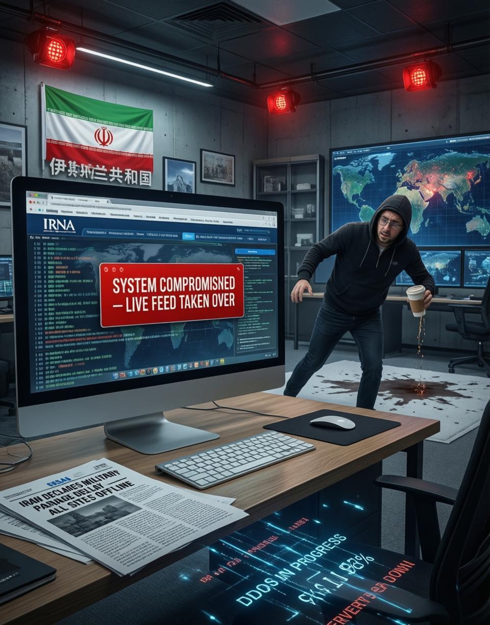 网络战同步开打！伊朗官媒突遭黑客攻击，信息前线硝烟弥漫

据总台记者消息，当地时