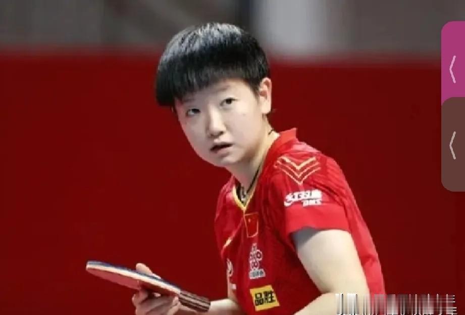乒乓球WTT美国大满贯赛女单1/8决赛：孙颖莎VS蒂娜•梅谢芙。
图片来源于网络