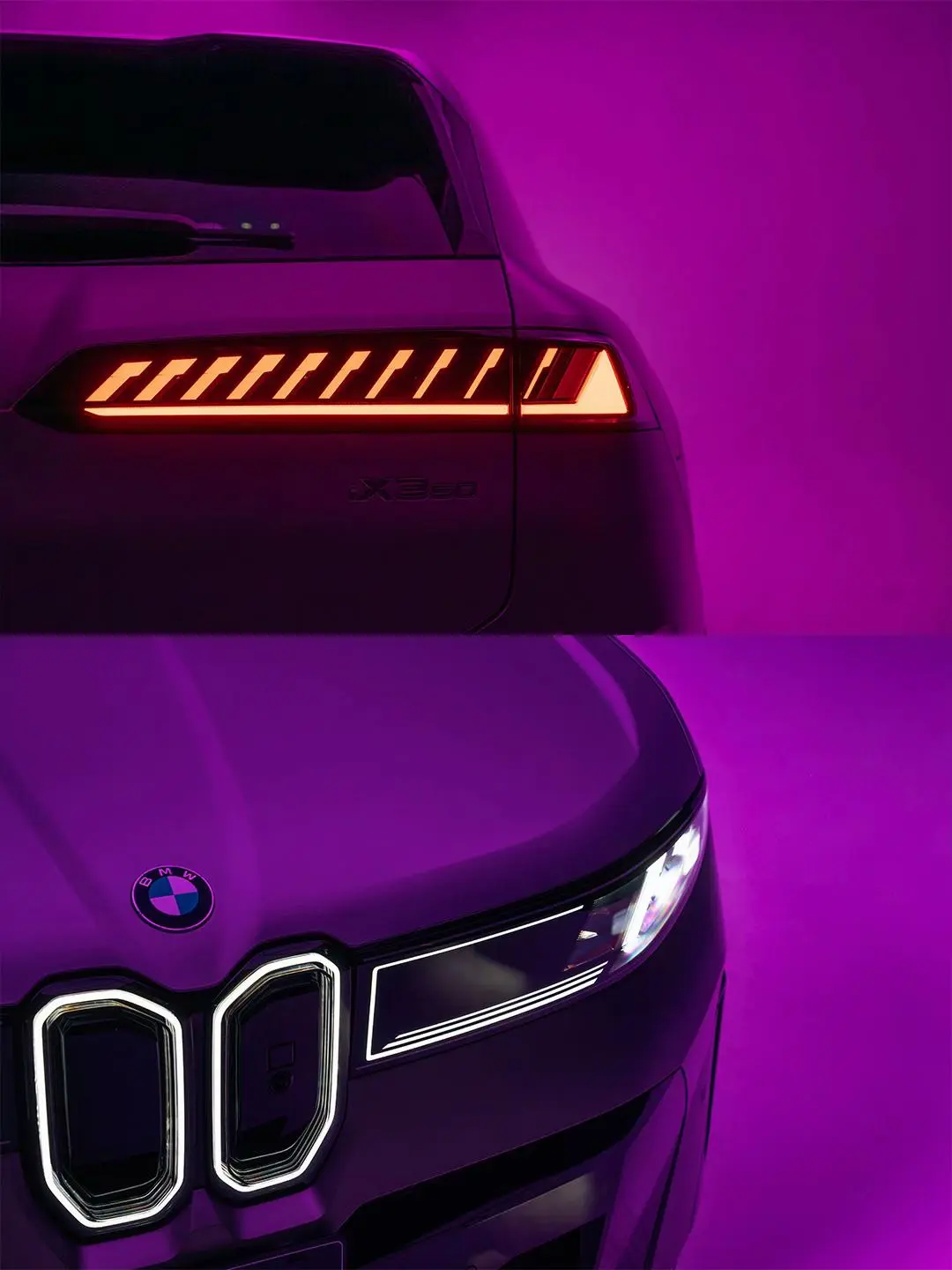 大灯、色彩、动感！。全新 BMW iX3 在任何场景中都格外出彩
