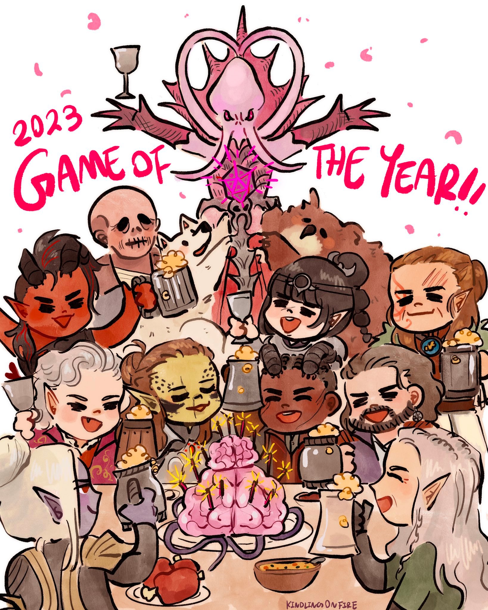 2023年度最佳游戏Twitter：KindlingOnFire（🦑Heebo