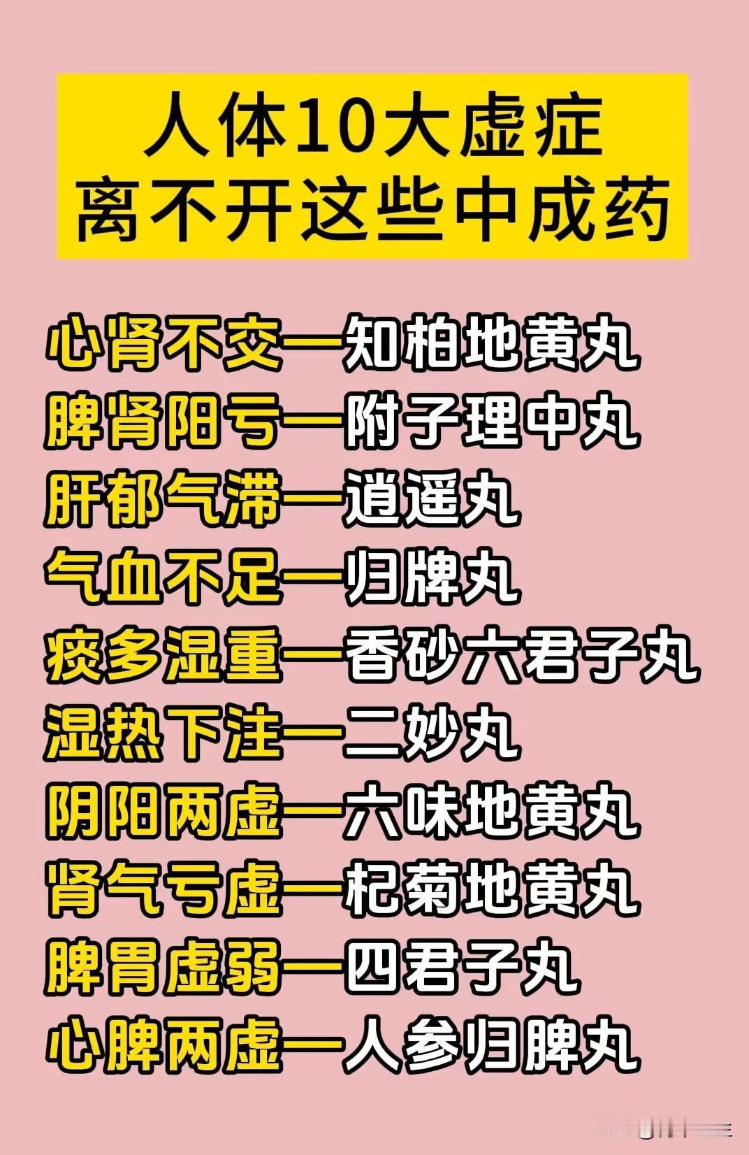 十大虚证这样调理，简单有效