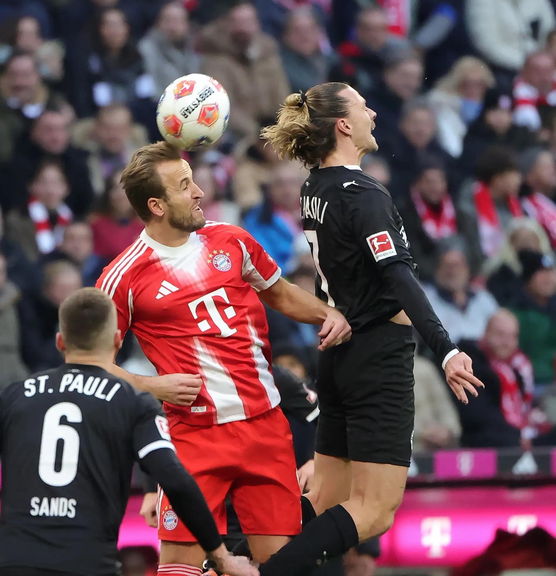 周六024 德甲 圣保利 VS 拜仁分析: 过往交锋拜仁完全占优，总战绩6胜3平