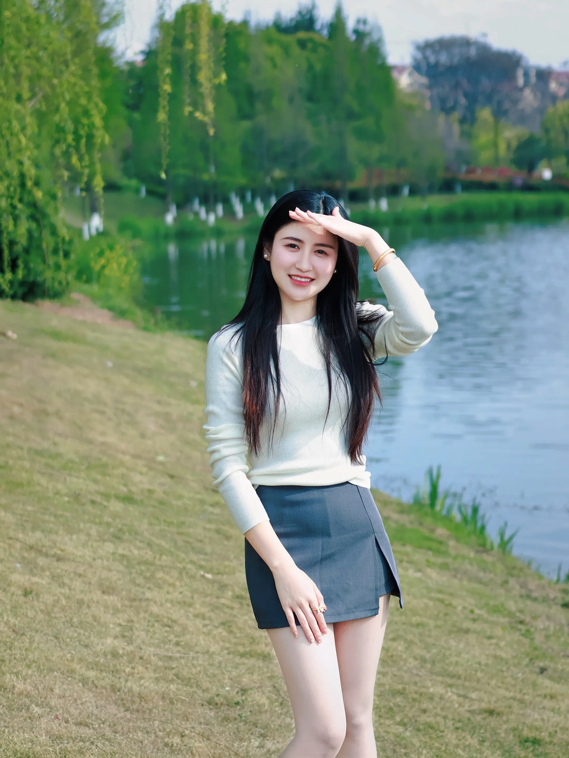 春天就是要出门拍照啊 在大自然里chill一下  陶子乖乖