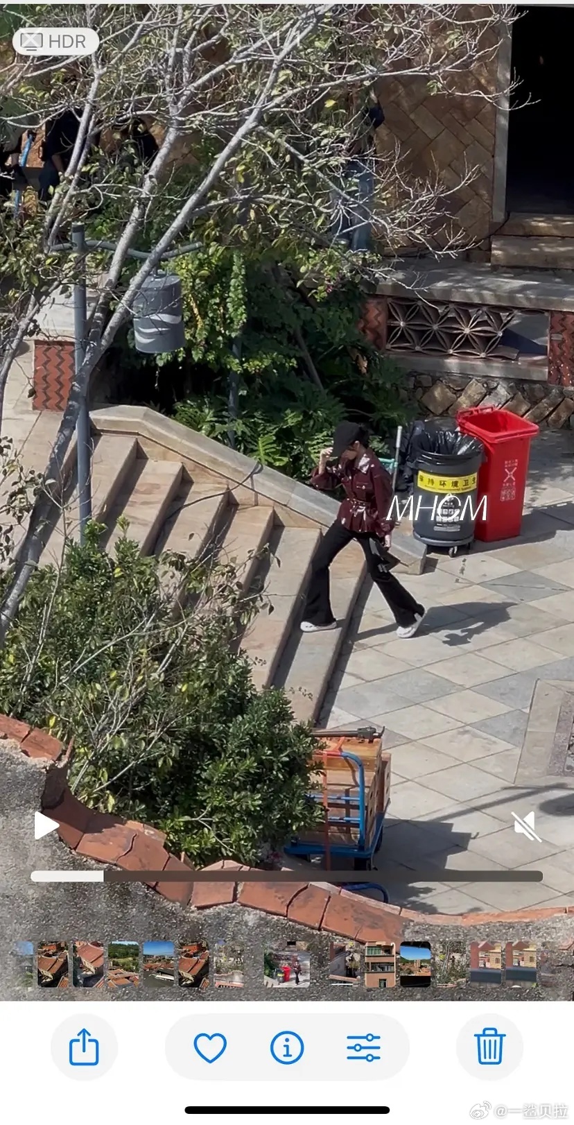 迪丽热巴AB路透你别说 气质还真的不一样 ​​​