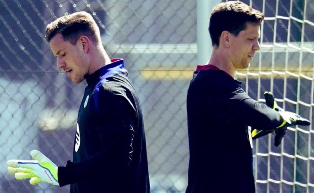 RAC1：什琴斯尼今天将首发出战瓜达拉哈拉。特尔施特根将坐在替补席上。❌❌❌❌❌