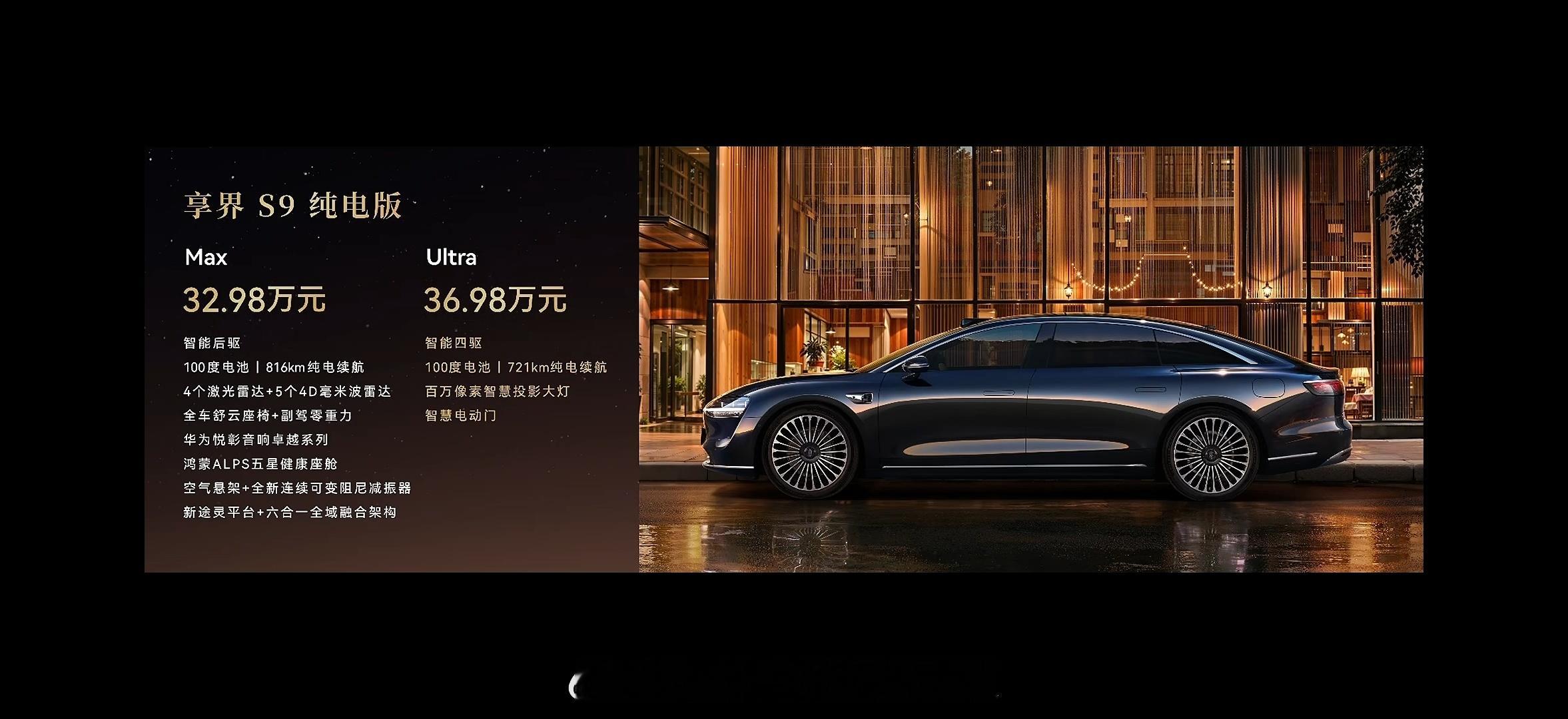享界入门30.98w的版本就有4激光雷达的ADS4了？华为系也开始卷了啊 