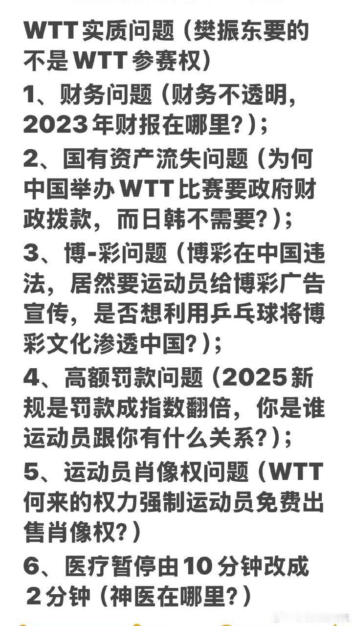 吴敬平炮轰WTT避重就轻  一而再再而三的演戏想蒙混过关吧，粉饰太平这招用过很多