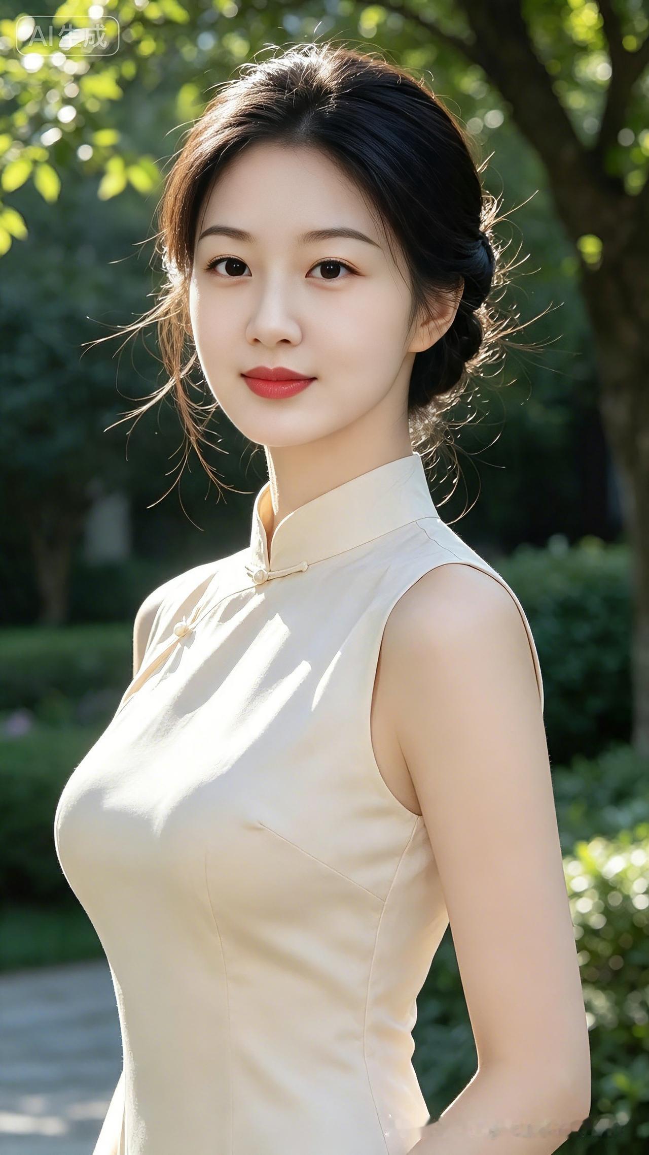 姑娘觅伴
素裳淡雅态端庄，
闲立庭前浴暖阳。
性本温柔心地善，
为人处世有担当。