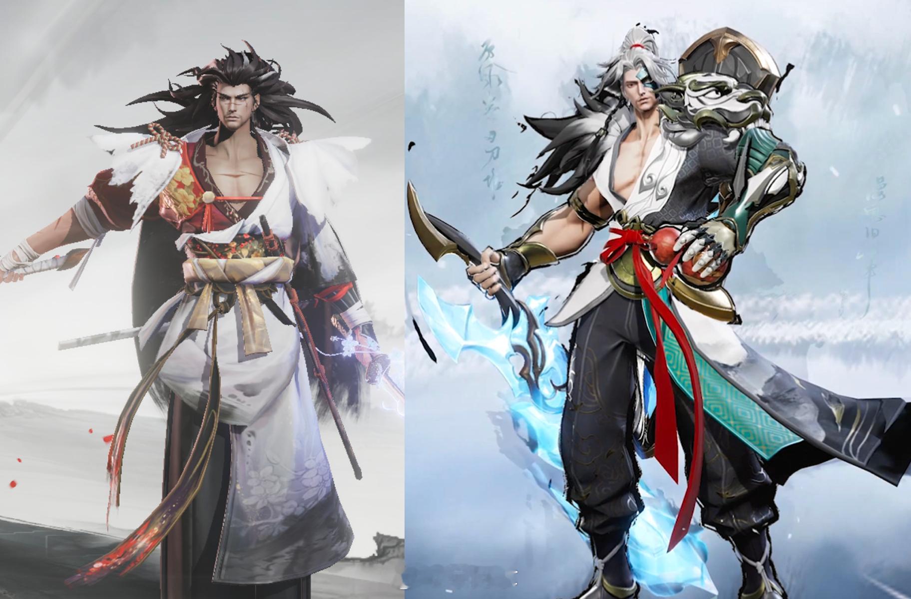 夏侯惇：我是美黑后的你宫本：我是披头散发的你我：小王又在重新定义古风糙汉了！#夏