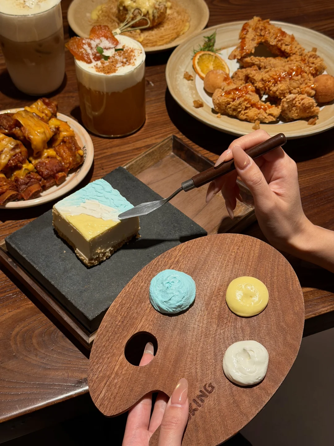 南京首家🥹🥹diy油画蛋糕韩料！！！