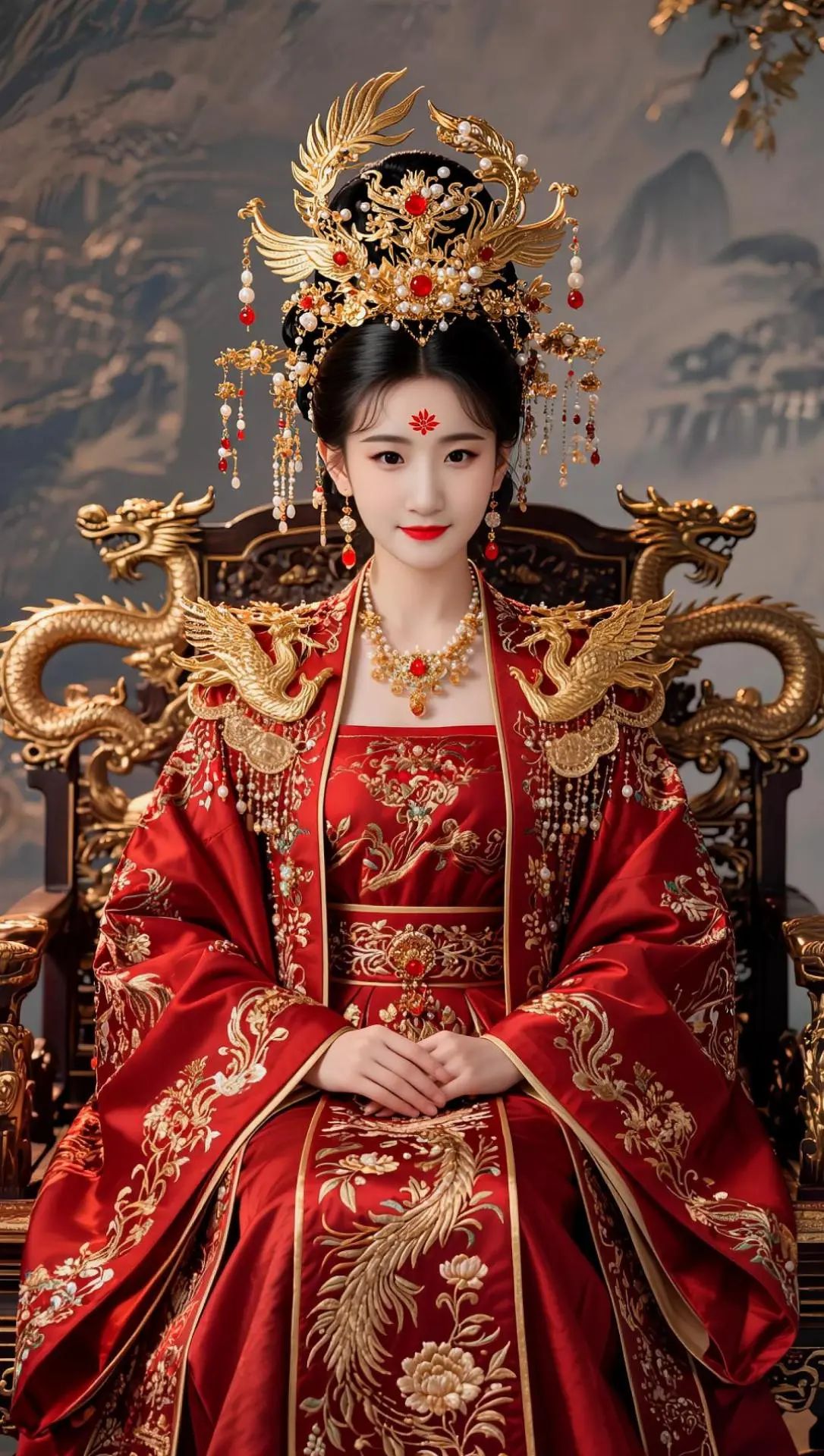 AI唐韵华服写真 随变ai随便玩