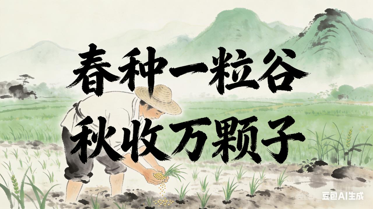 ＂春种一粒谷＂，谁能接下句？