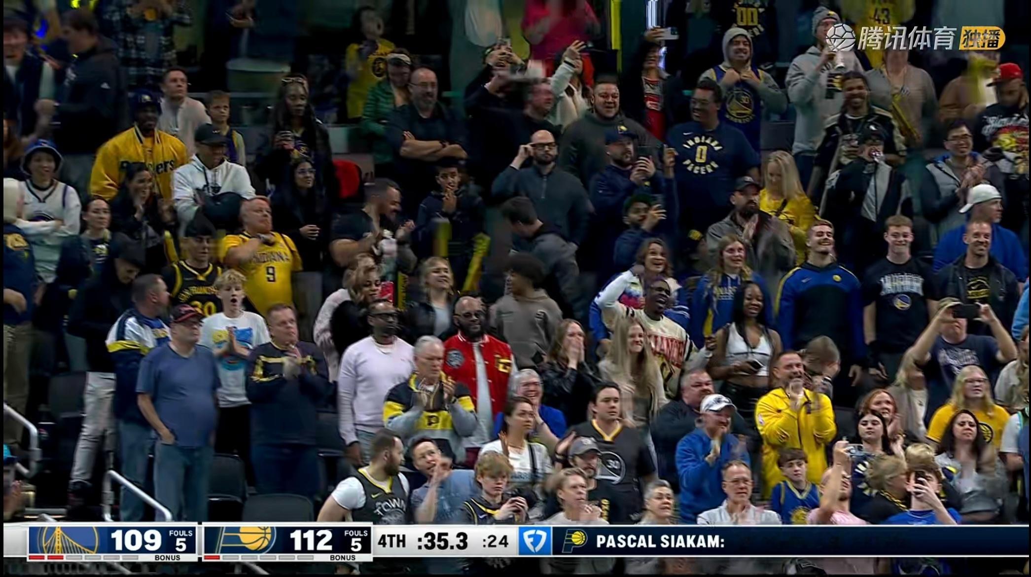 又要输了勇士vs步行者 ​​​