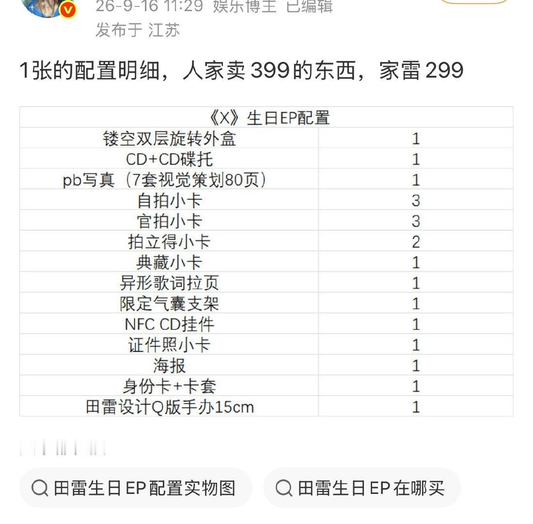 雷雷应该把新专价格抬到19999才能对得起这通天配置 ​​​