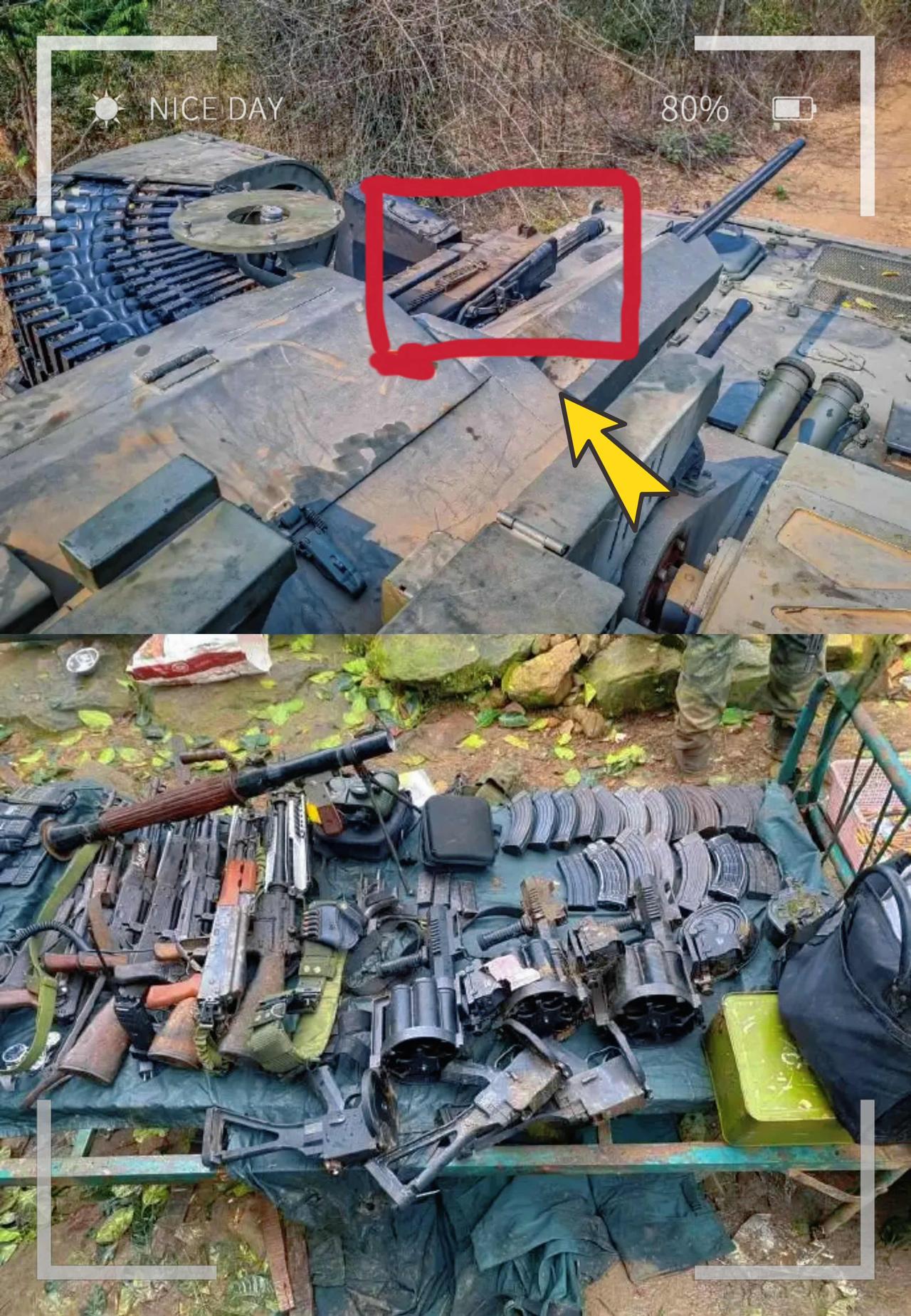 泰国军队在泰柬边境的一次行动中，缴获了一批柬埔寨军队使用的武器，结果清单一拿出来