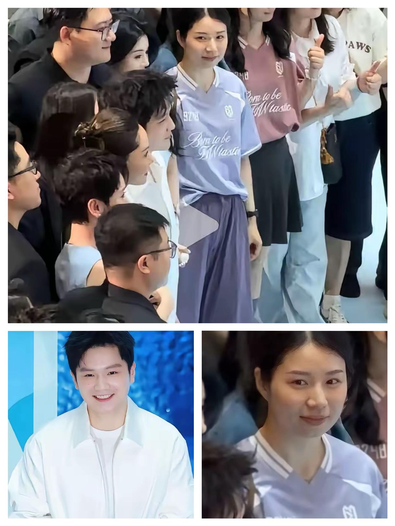这位紫衣星姐火了！
正主温润守本心，
球迷克制懂分寸，
樊振东和繁星双向的温柔太