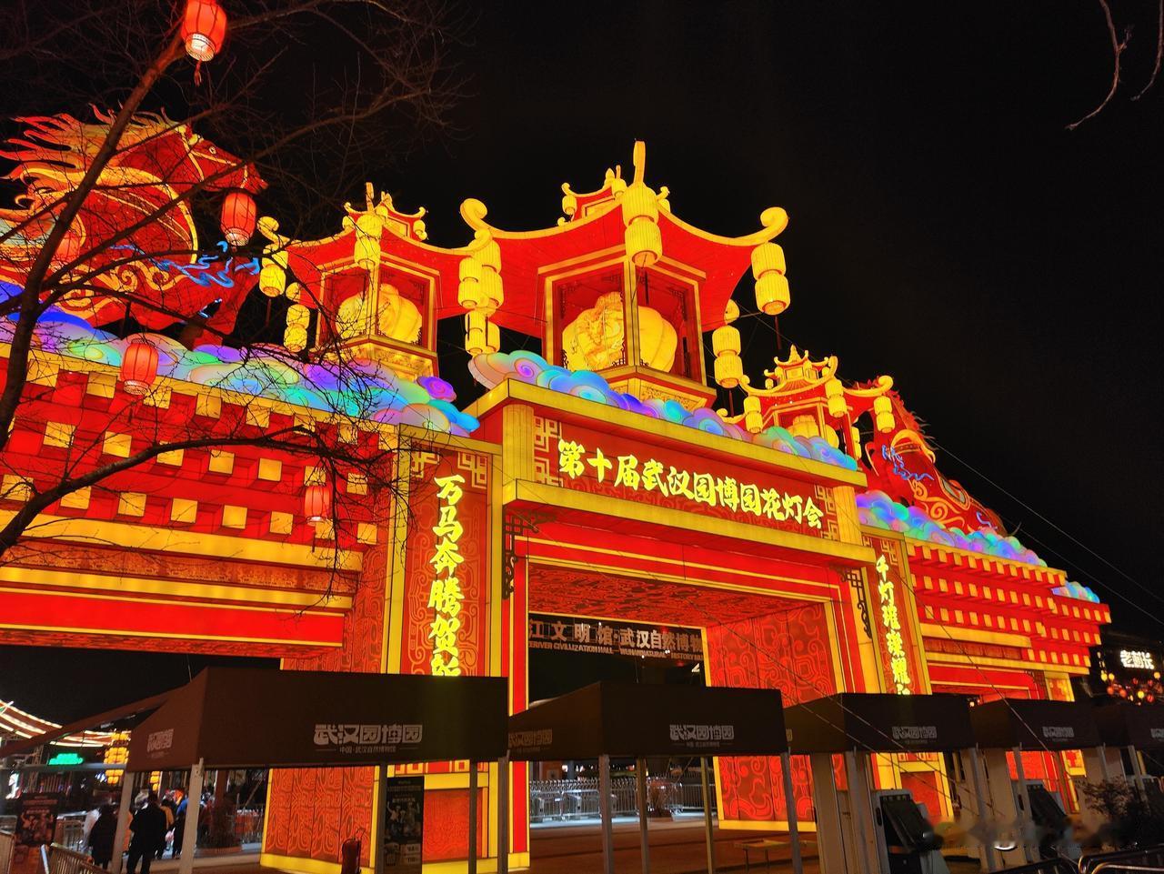 湖北省武汉市第十届园博园花灯秀正式开始！带你一起领略光的灿烂，夜的美丽！本次花灯