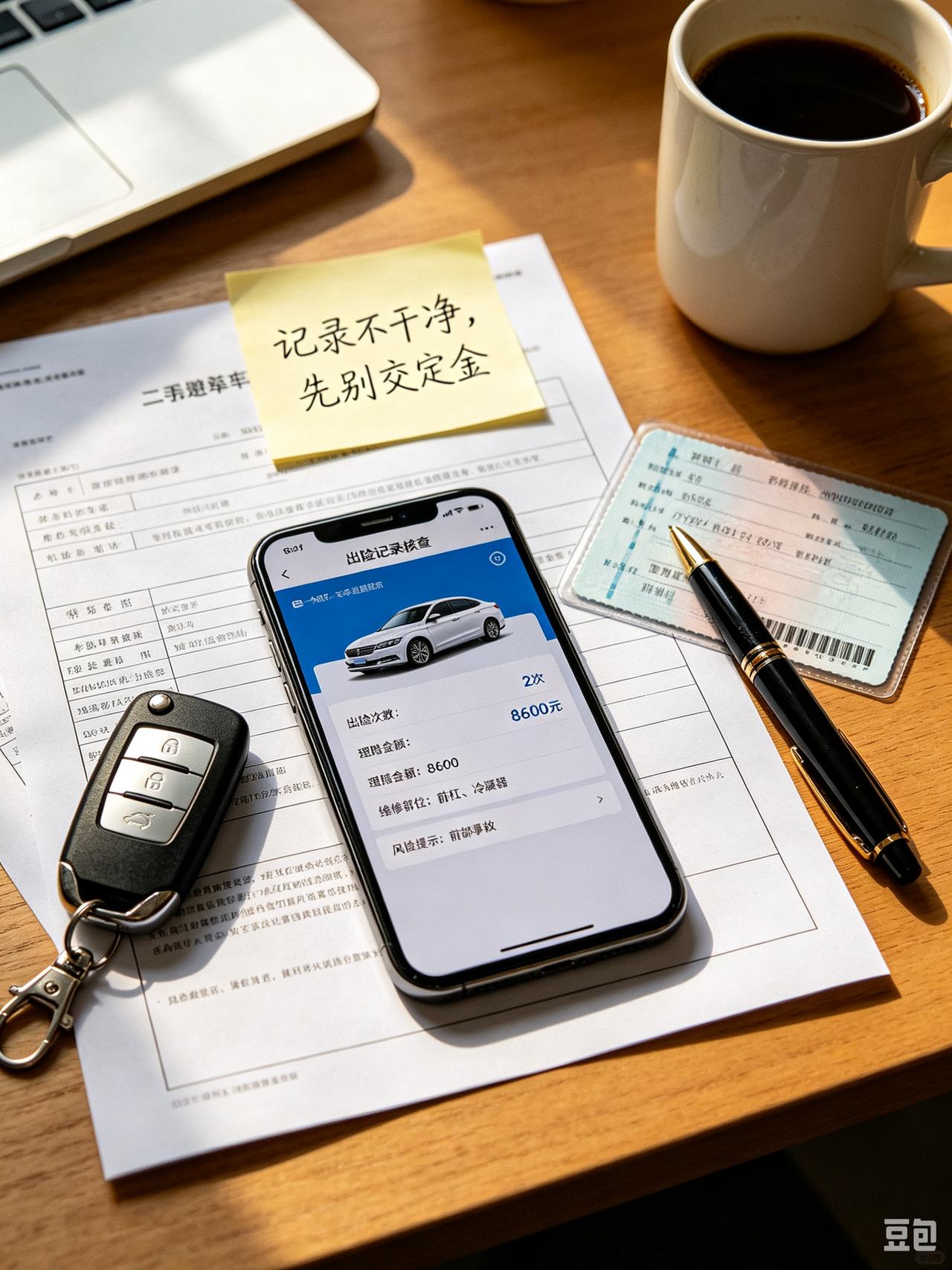 别瞎看车！我花3千学费摸清，遇到满意的二手车请先查记录再看车。
第一次买二手车的
