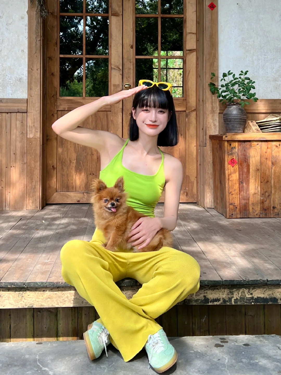 夏天的生命力在这一刻具象化🍋🍃🍵🐕