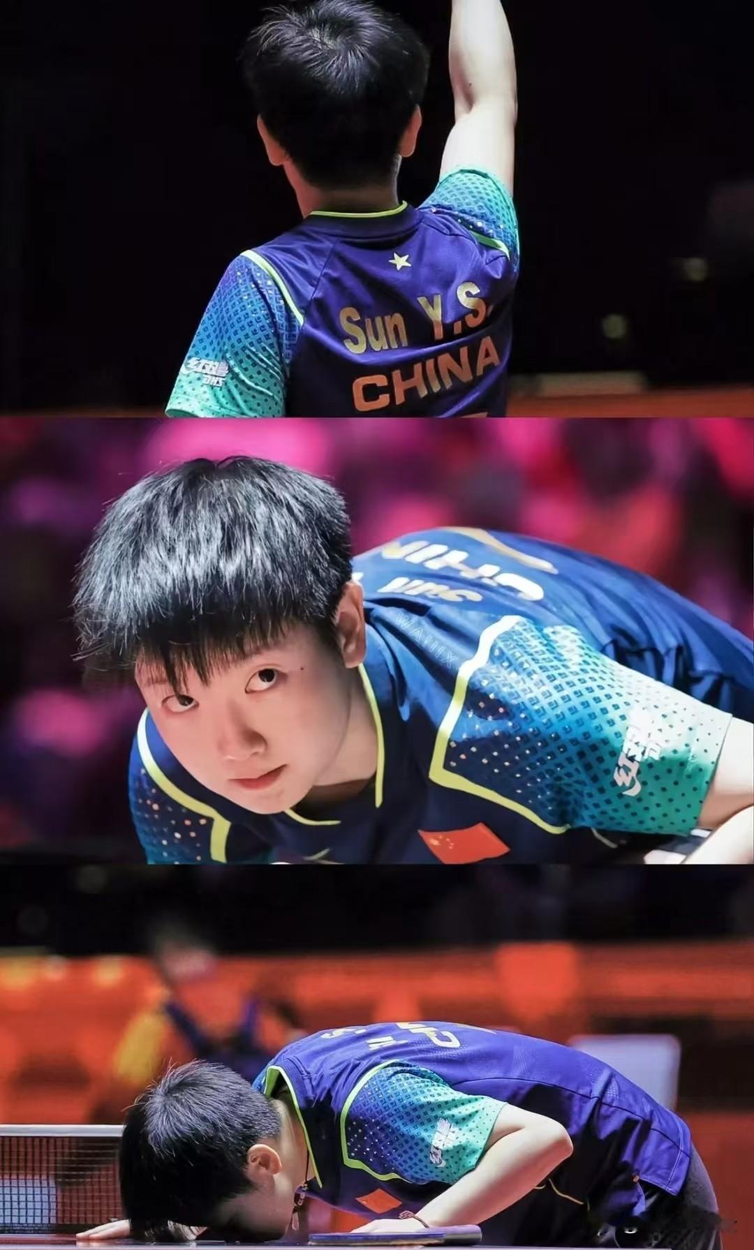 孙颖莎的“漂亮”，从不是单纯的颜值加分，而是赛场上拼出来的光芒。
 
她有张软萌