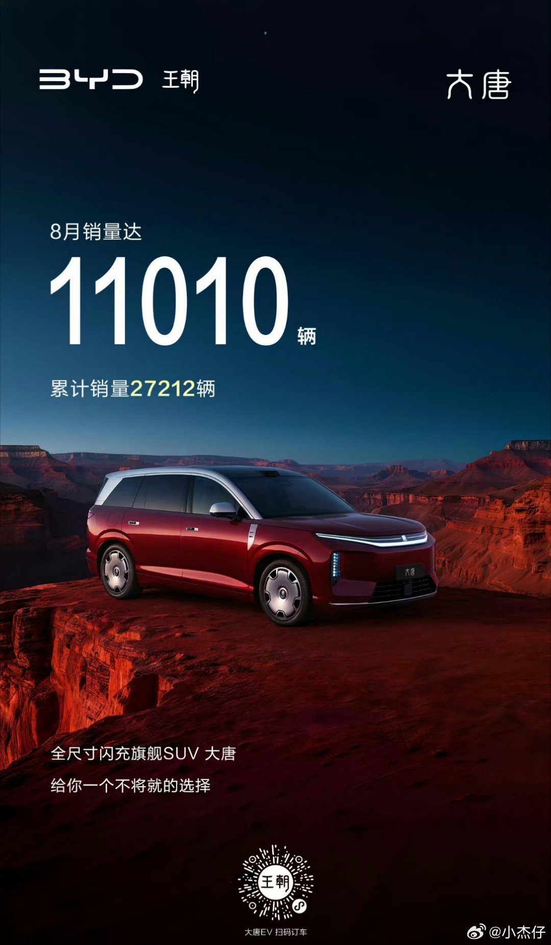 8月大唐销量为11010辆，9月能卖多少全看产能！大v聊车比亚迪[超话] ​​​