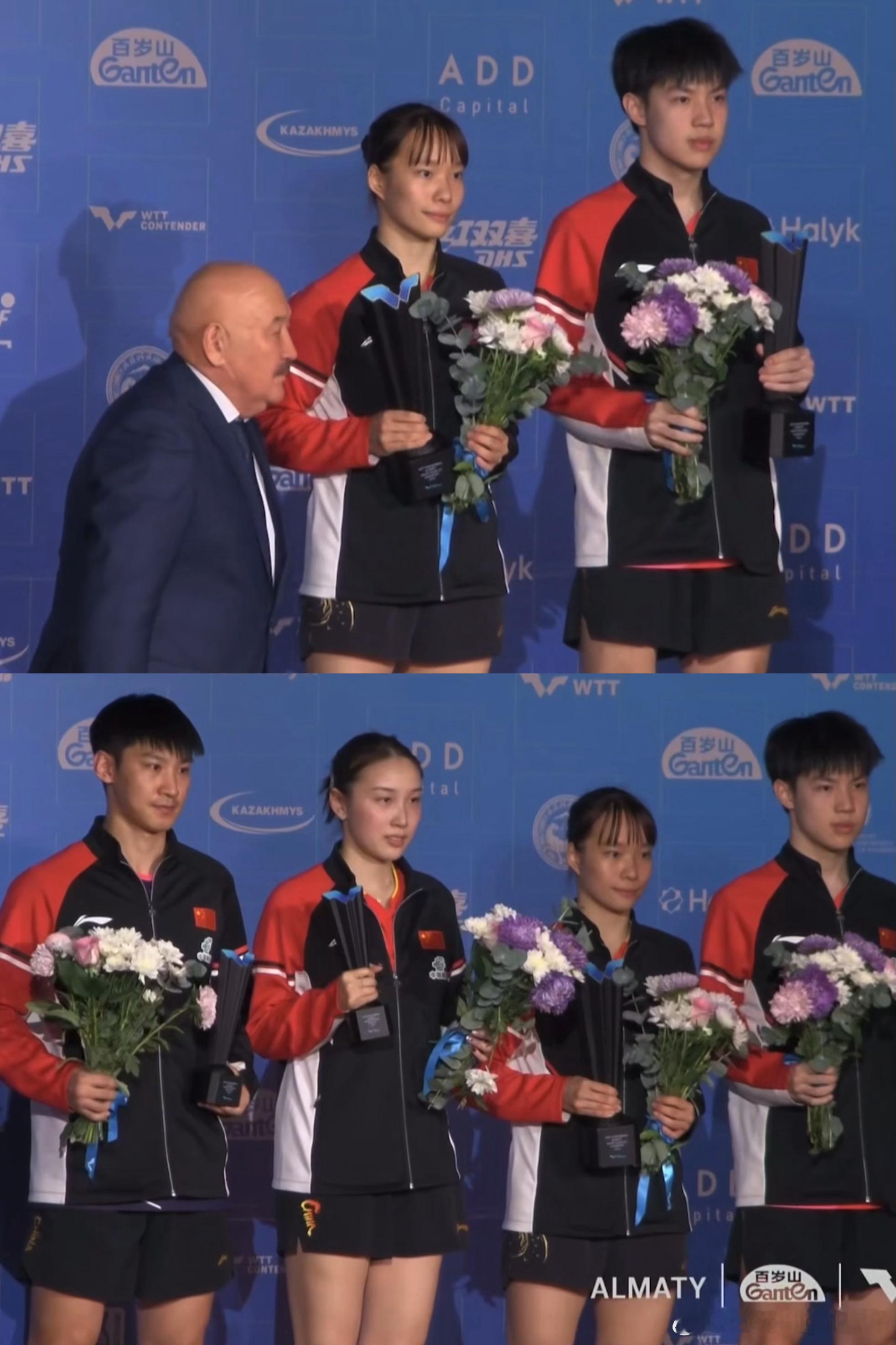 WTT常规挑战赛阿拉木图站2025🏆💐混双冠军：🇨🇳石洵瑶/黄友政🥇混