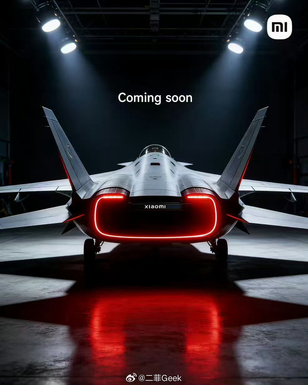 小米YU9小米今天一张海报引发了网友这么多猜想首先上午是小米跑车（图2现在说是小