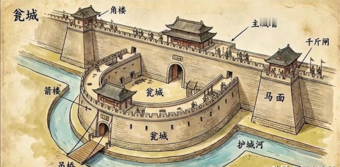 古代瓮城到底是怎么守护城池的？


瓮城这设计，从形状上看，多是半圆的，也有些方