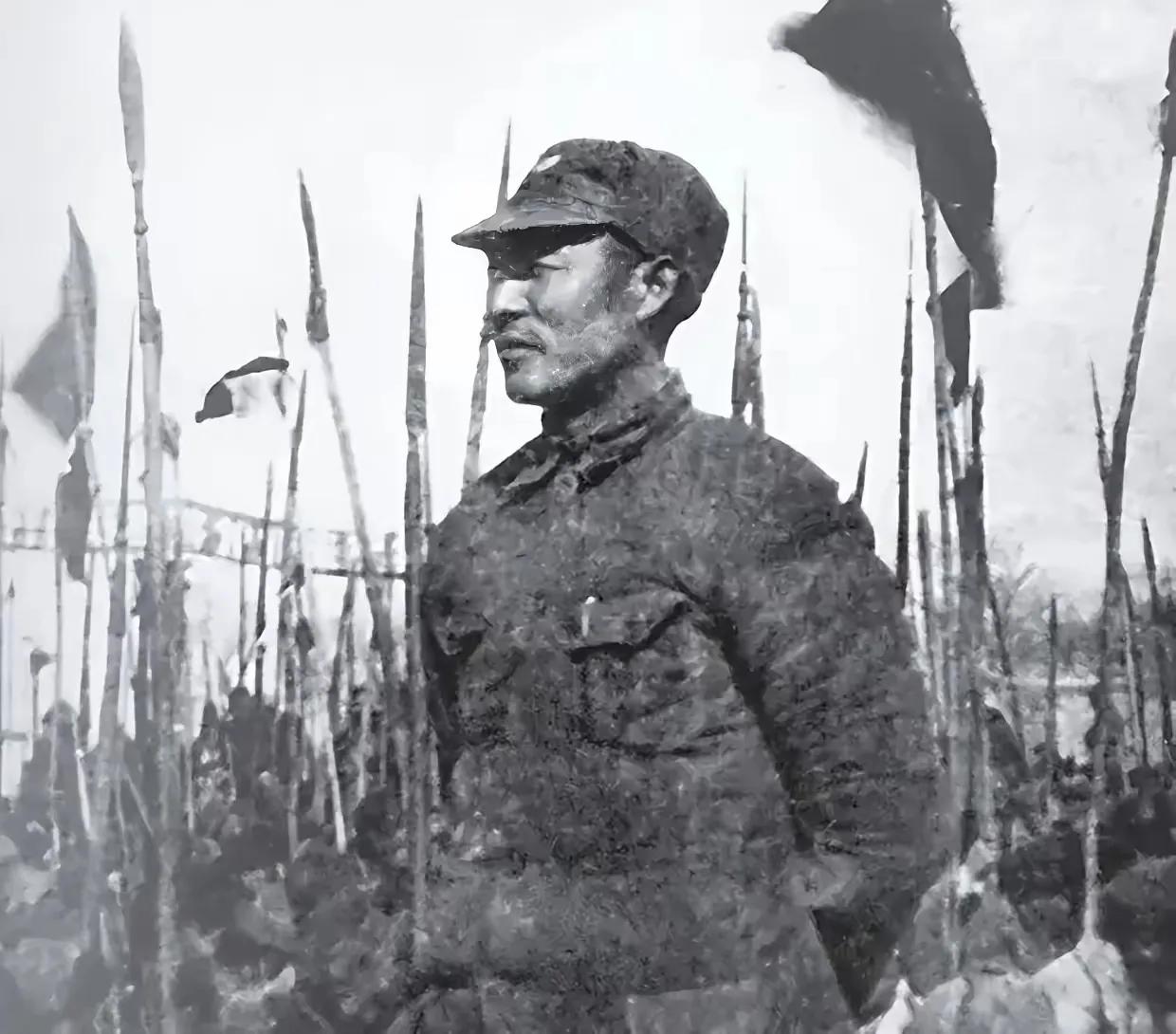 1943年，苏北伪军icon排长谷德培，搜剿时撞见困于厕所的新四军，抬手朝天连开