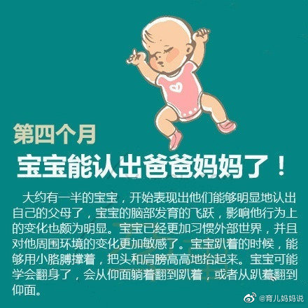 宝宝1到12个月发育里程碑大家都好好看看吧 