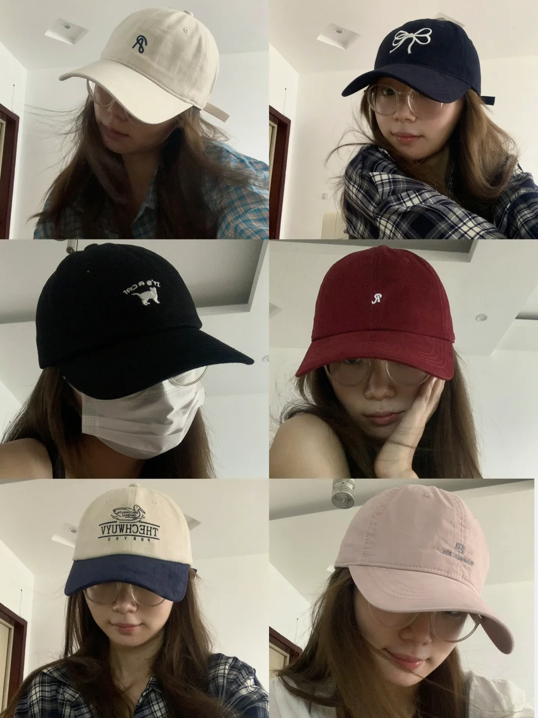 显脸小的鸭舌帽合集