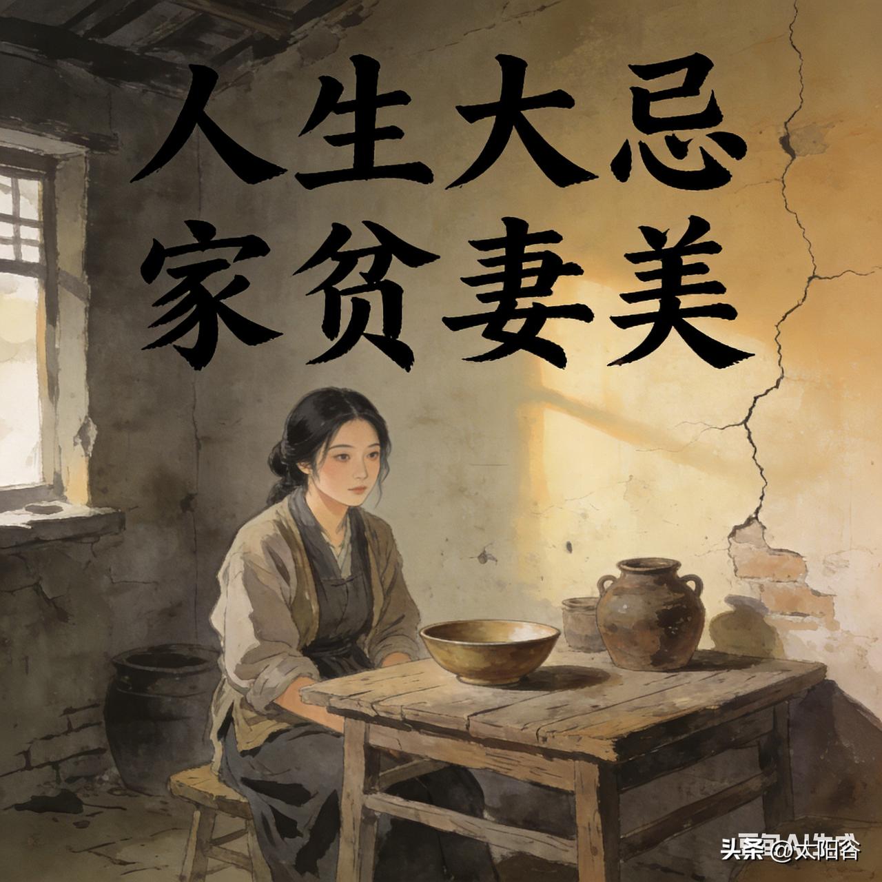 论“人生大忌家贫妻美”

“人生大忌家贫妻美”，此观点乍一听，带着浓厚的世俗偏见