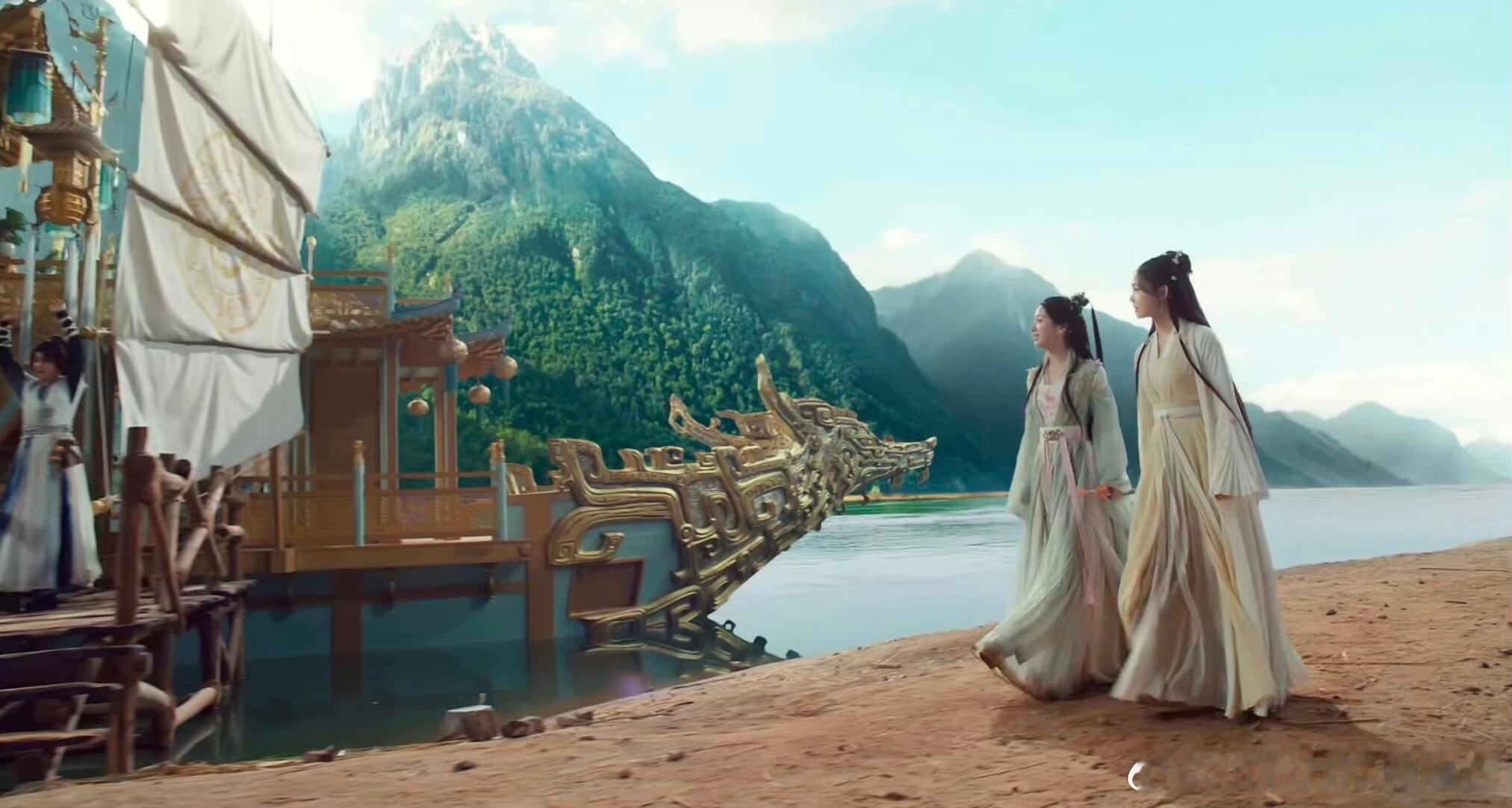 水龙吟拍摄是实景还是绿幕啊🧐抠图感好重啊，看着假假的水龙吟 ​​​