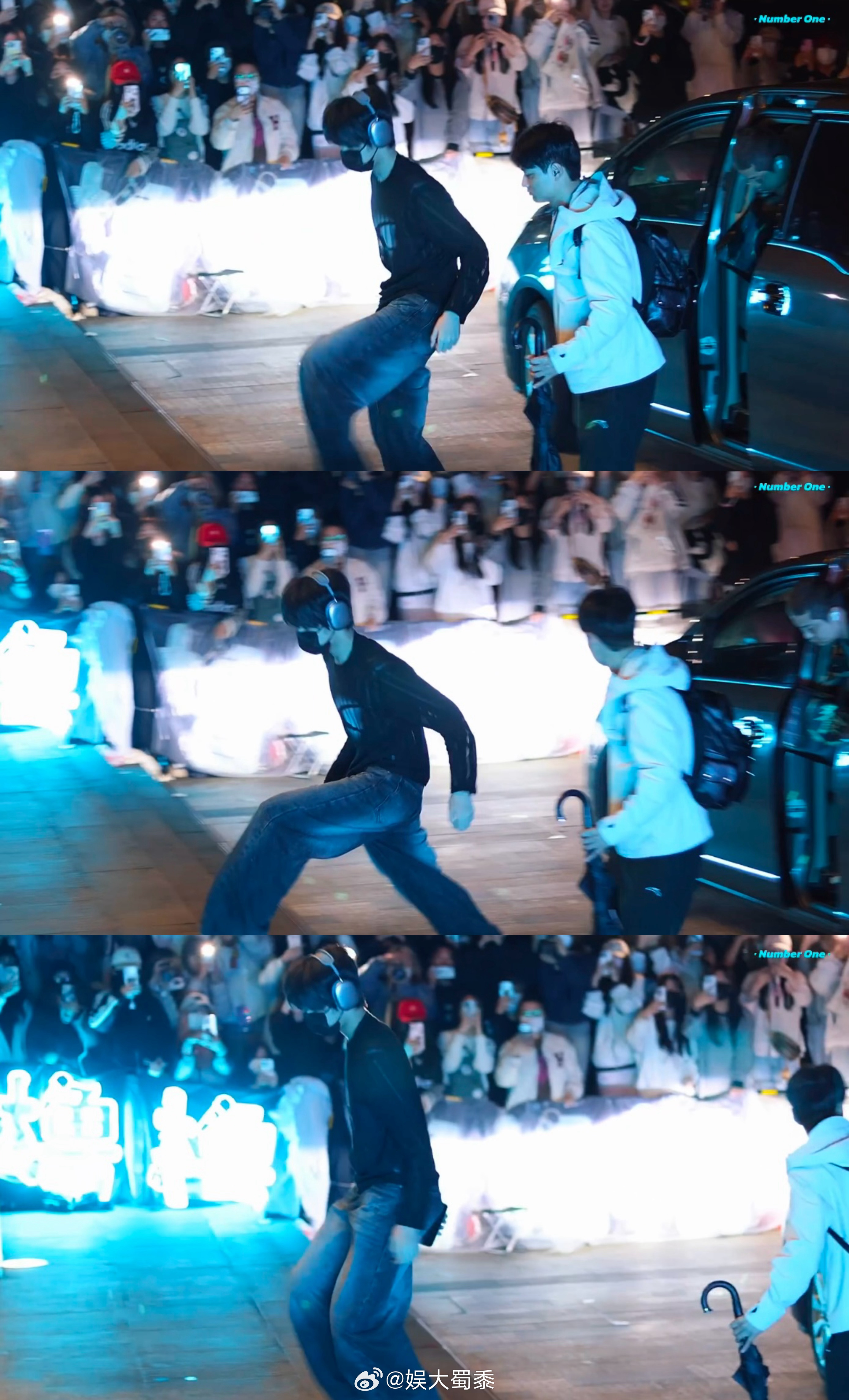 王橹杰腿长到一步迈三个台阶 我们付彬言学长就是如此权威！来，一起感受下王橹杰的腿