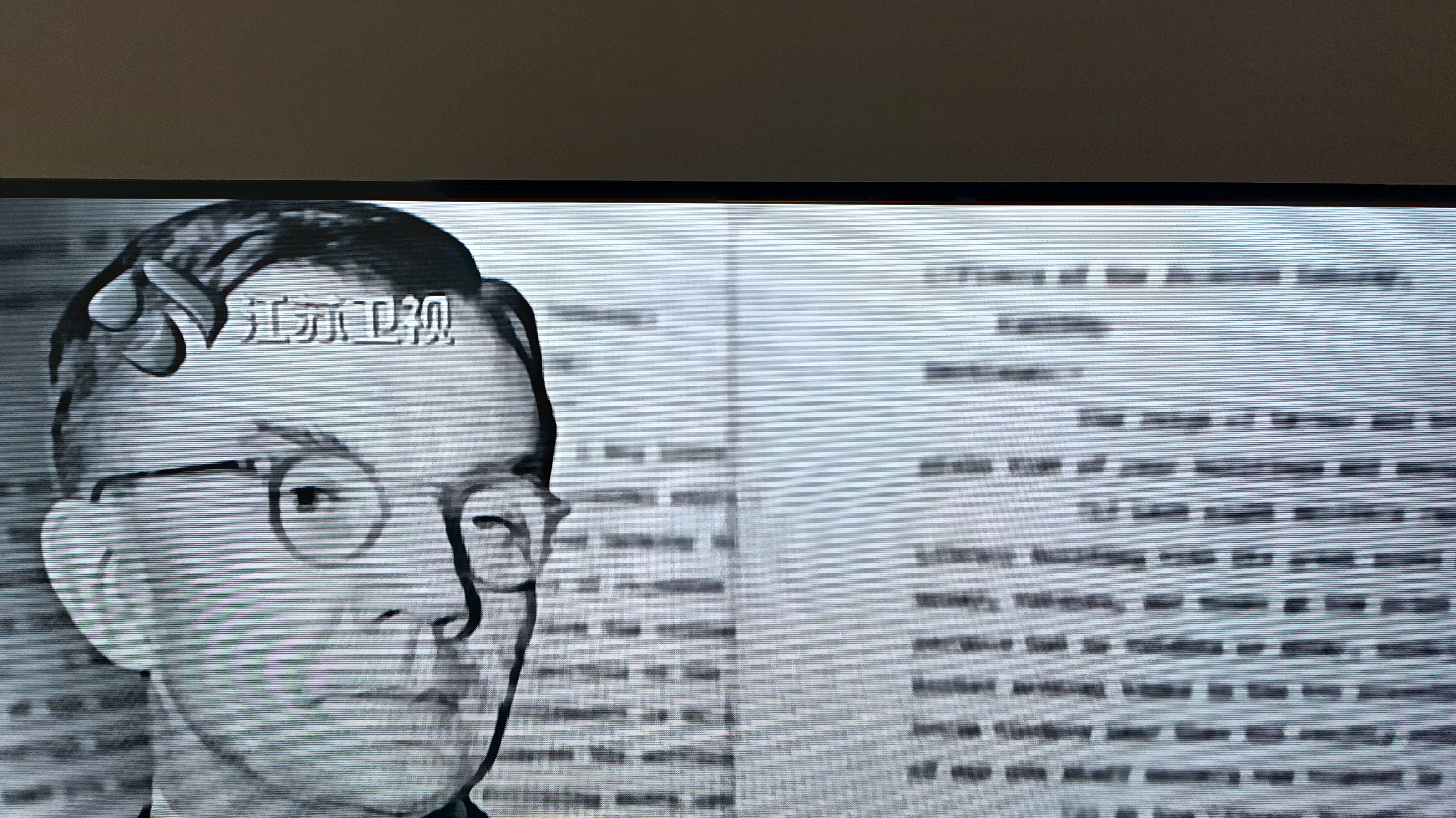 国家公祭日 江苏电视台和南京电视台的台标都变成黑白的了 