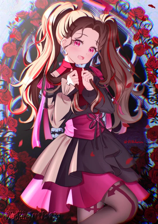 【绘画】廷风絮舞—哥特风少女时装好好看～