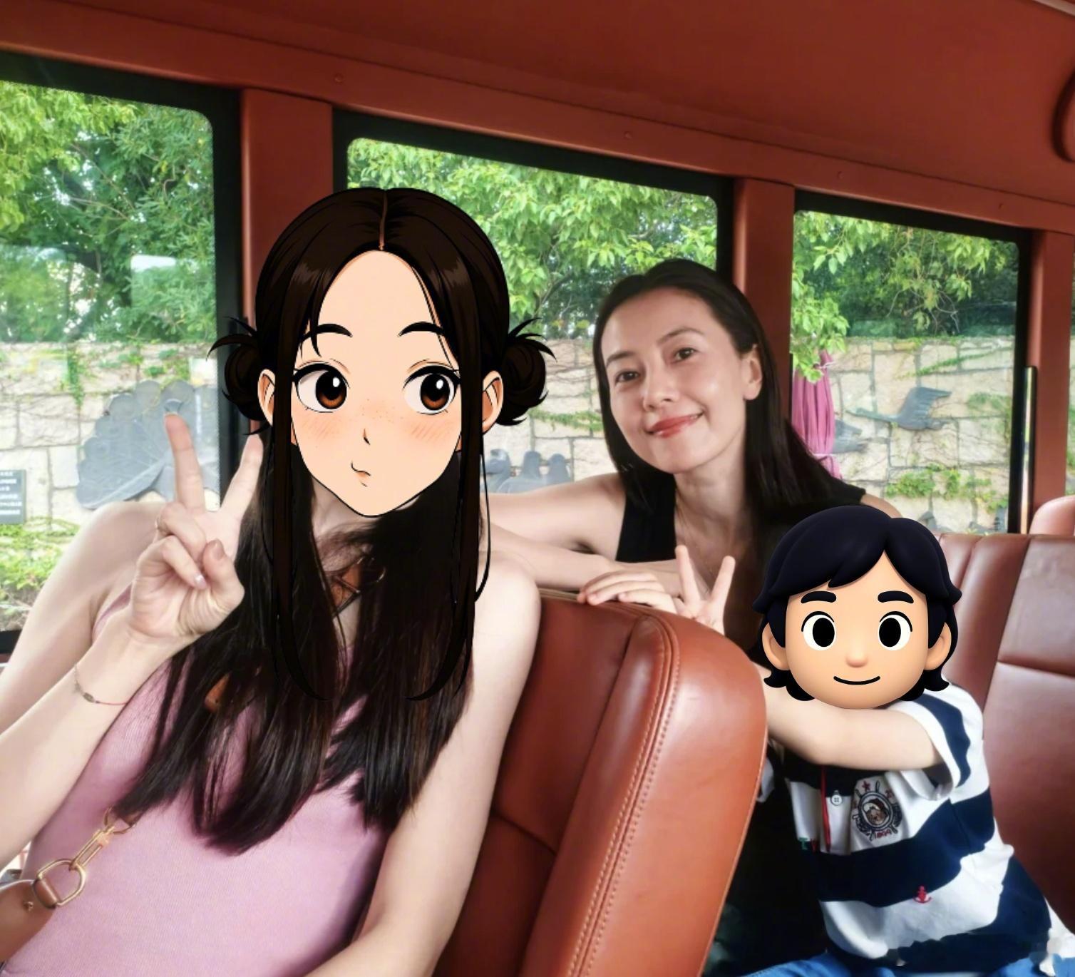 偶遇高圆圆带娃出游路人说高圆圆的女儿很好看 网友偶遇高圆圆带娃逛上海野生动物园，