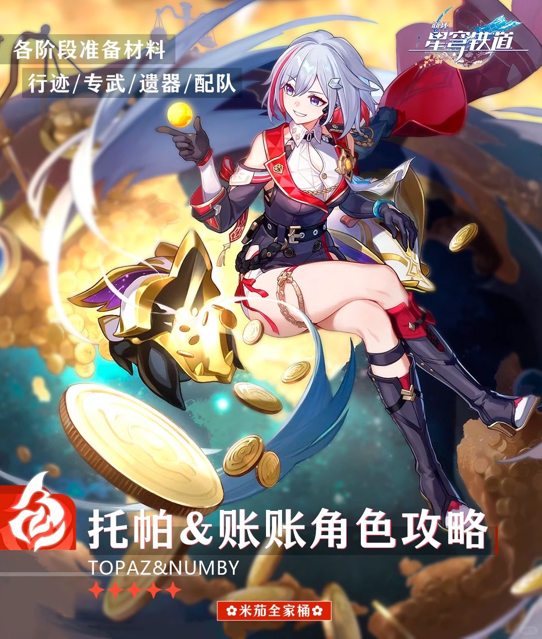 星穹铁道｜托帕攻略简单易懂｜遗器配队养成
